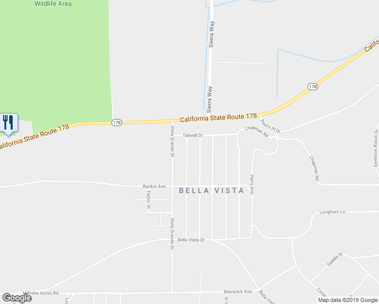 map of restaurants, bars, coffee shops, grocery stores, and more near 5656 Shoffstall Lane in Weldon