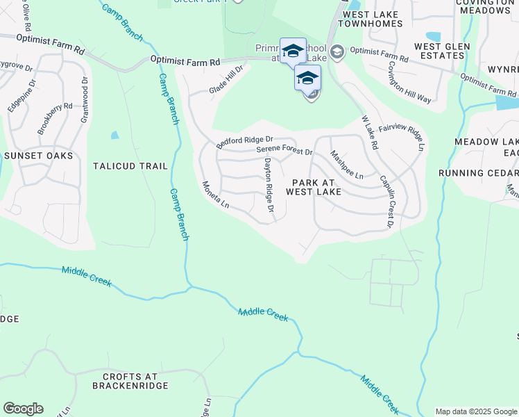 map of restaurants, bars, coffee shops, grocery stores, and more near 7021 Dayton Ridge Drive in Apex