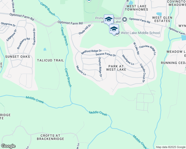map of restaurants, bars, coffee shops, grocery stores, and more near 71 Hinman Lane in Apex