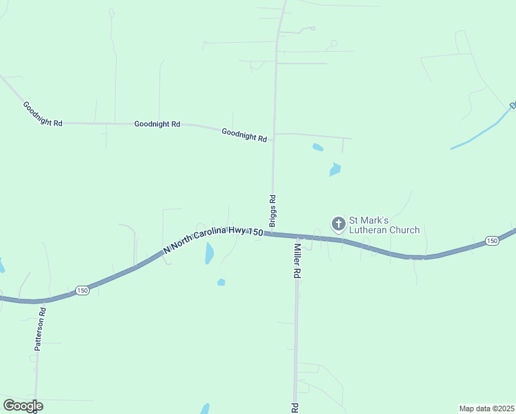 map of restaurants, bars, coffee shops, grocery stores, and more near Briggs Road in Salisbury