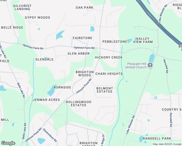 map of restaurants, bars, coffee shops, grocery stores, and more near 4416 Johnson Pond Road in Apex
