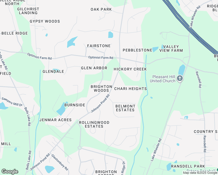 map of restaurants, bars, coffee shops, grocery stores, and more near 4416 Johnson Pond Road in Apex