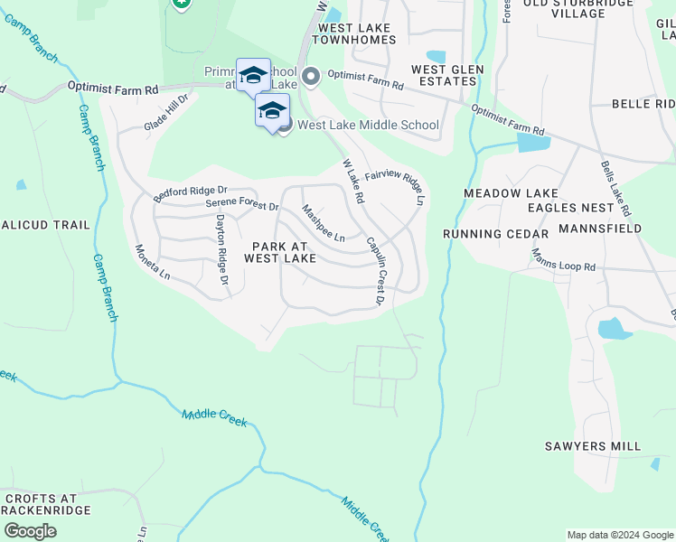 map of restaurants, bars, coffee shops, grocery stores, and more near 5125 Dove Forest Lane in Apex