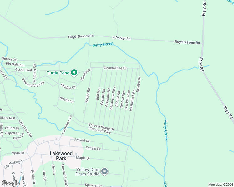 map of restaurants, bars, coffee shops, grocery stores, and more near 257 Resaca Run in Beechgrove