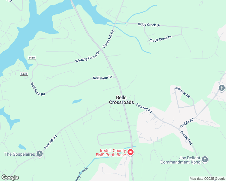map of restaurants, bars, coffee shops, grocery stores, and more near 1376 Perth Road in Troutman
