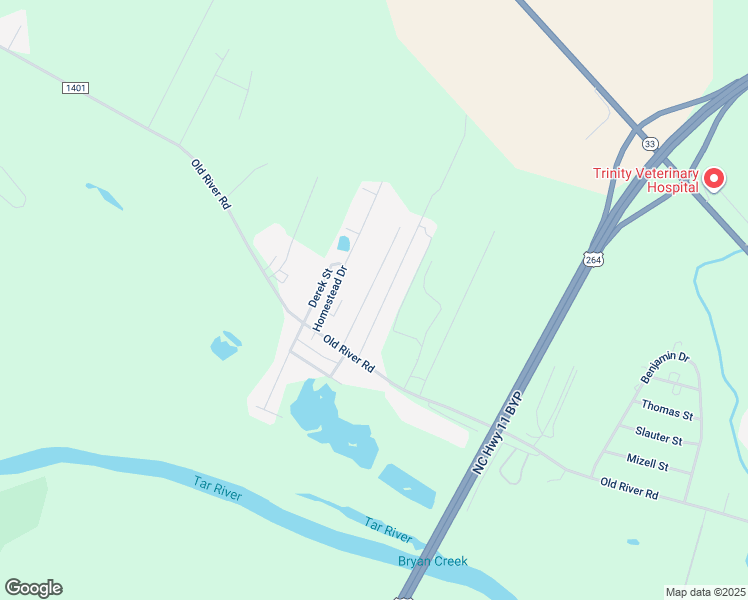 map of restaurants, bars, coffee shops, grocery stores, and more near 259 Northwest Acres Drive in Greenville