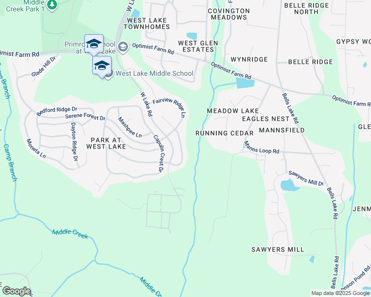 map of restaurants, bars, coffee shops, grocery stores, and more near 5925 Larboard Drive in Apex
