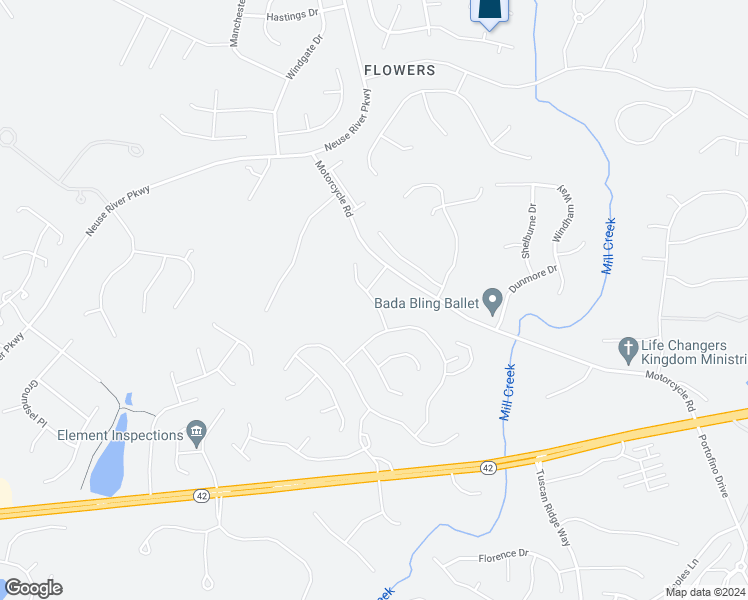 map of restaurants, bars, coffee shops, grocery stores, and more near 26 Sposato Lane in Clayton