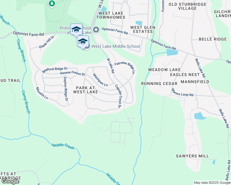 map of restaurants, bars, coffee shops, grocery stores, and more near 5104 Dove Forest Lane in Apex