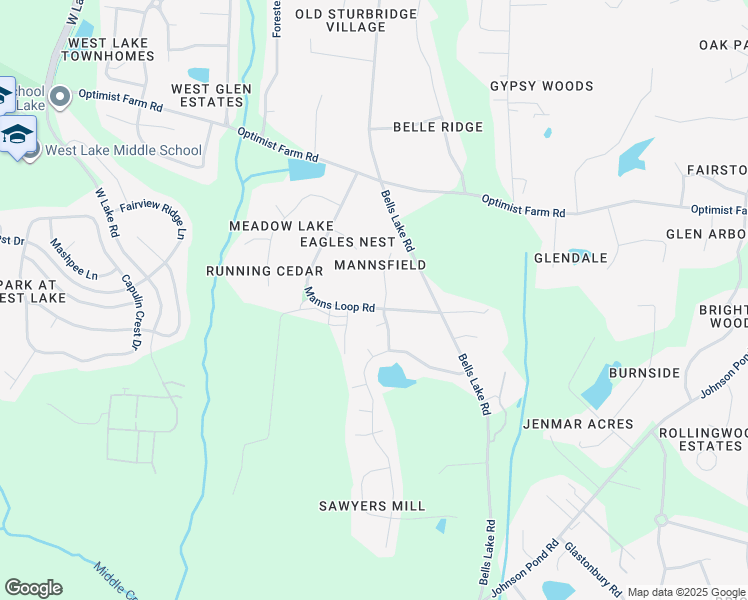 map of restaurants, bars, coffee shops, grocery stores, and more near 4428 Mannsfield Court in Apex