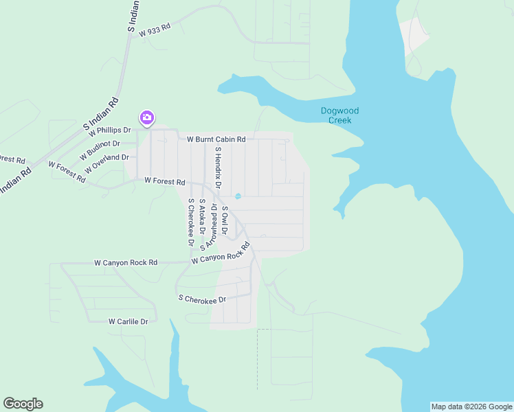 map of restaurants, bars, coffee shops, grocery stores, and more near 15718 West Flint Rock Road in Park Hill