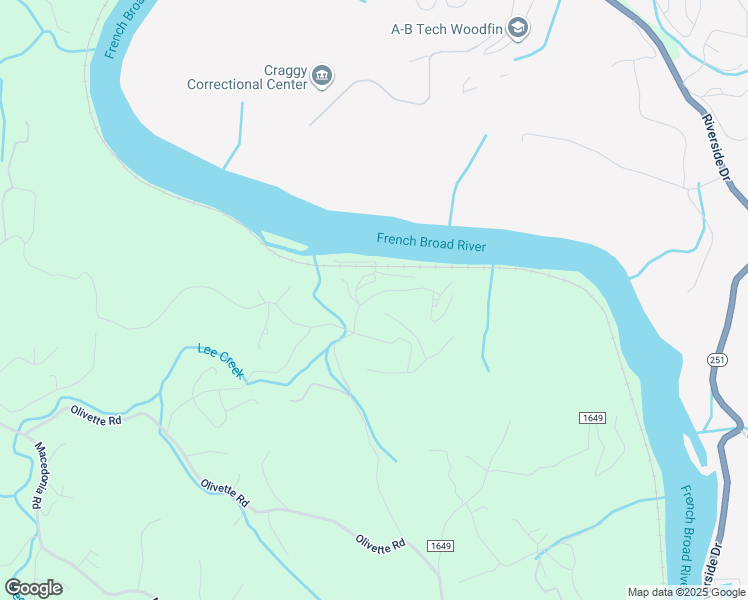 map of restaurants, bars, coffee shops, grocery stores, and more near 7 River Run in Asheville