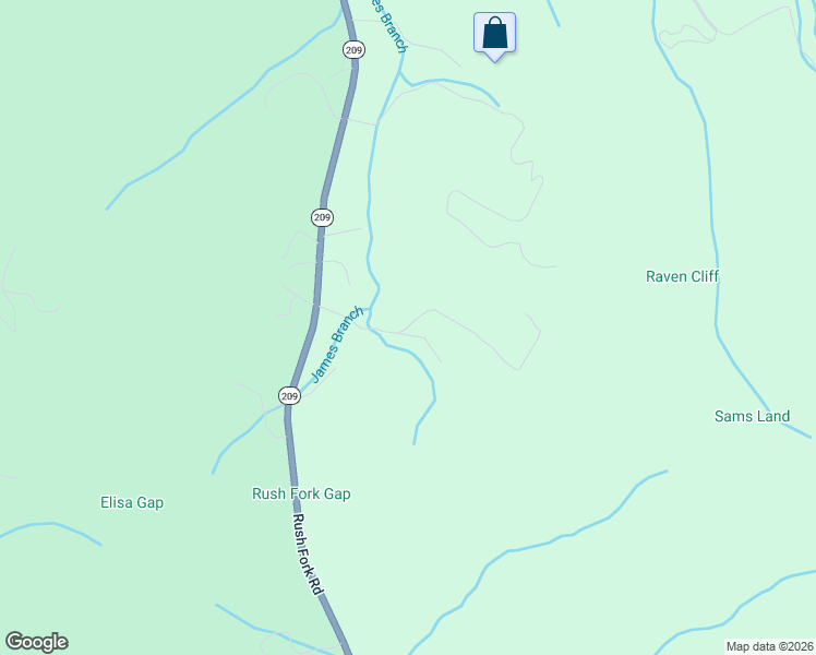 map of restaurants, bars, coffee shops, grocery stores, and more near 287 Split Pine Cove in Clyde