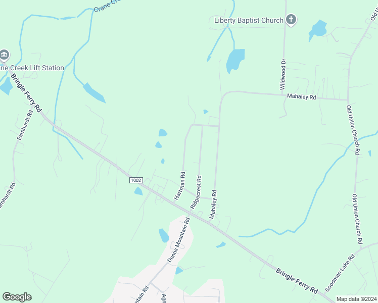 map of restaurants, bars, coffee shops, grocery stores, and more near 435 Hartman Road in Salisbury