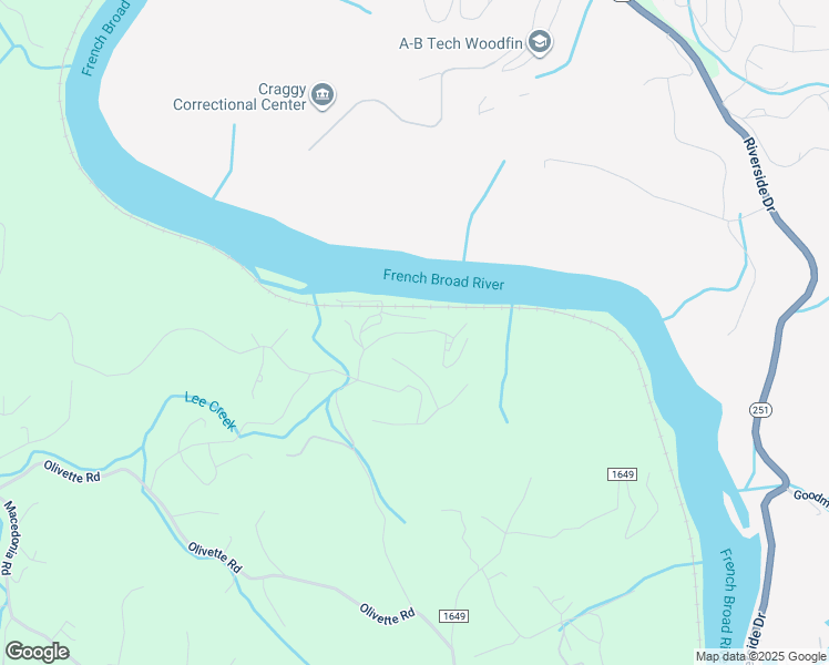 map of restaurants, bars, coffee shops, grocery stores, and more near 10 River Run in Asheville