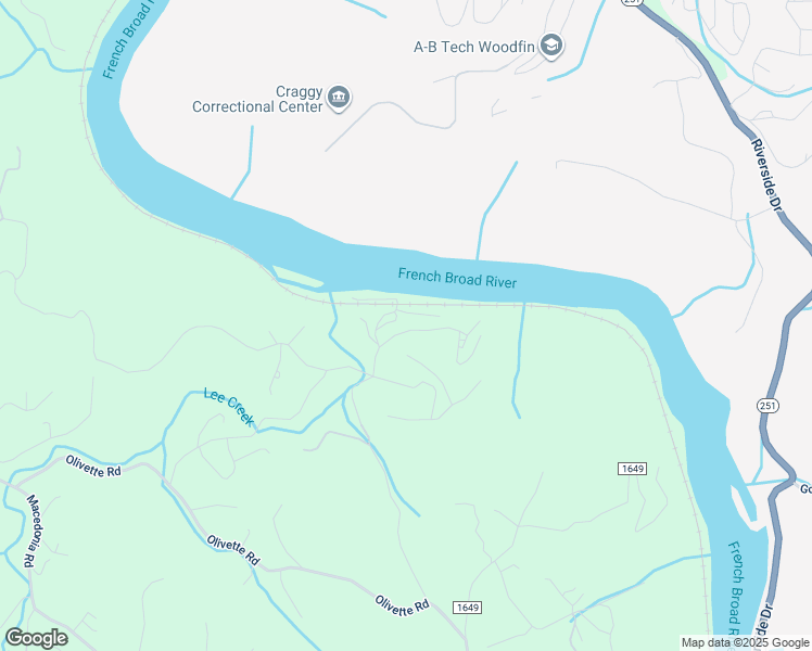 map of restaurants, bars, coffee shops, grocery stores, and more near 16 River Run in Asheville