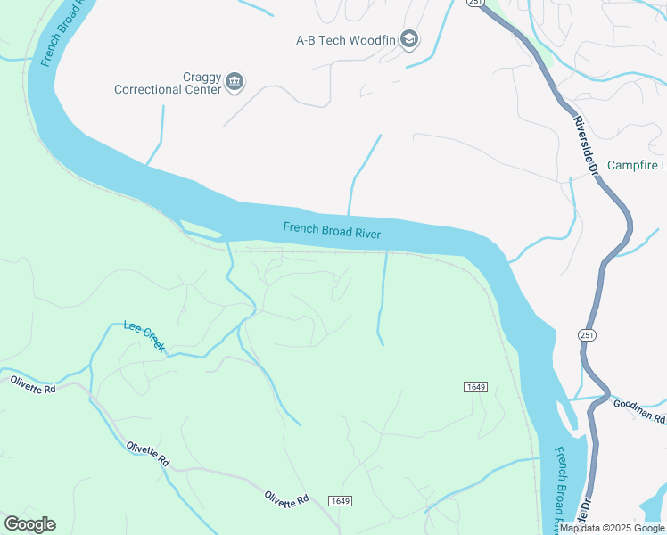 map of restaurants, bars, coffee shops, grocery stores, and more near 42 River Run in Asheville
