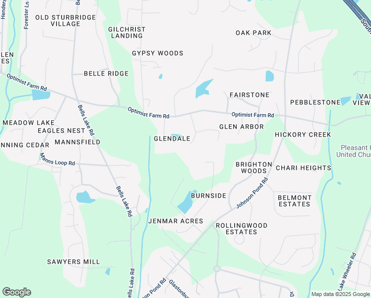 map of restaurants, bars, coffee shops, grocery stores, and more near 8628 Glendale Drive in Apex