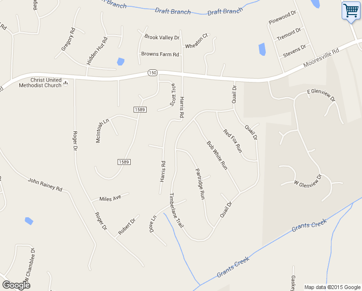 map of restaurants, bars, coffee shops, grocery stores, and more near 720 Timberlane Trail in Salisbury