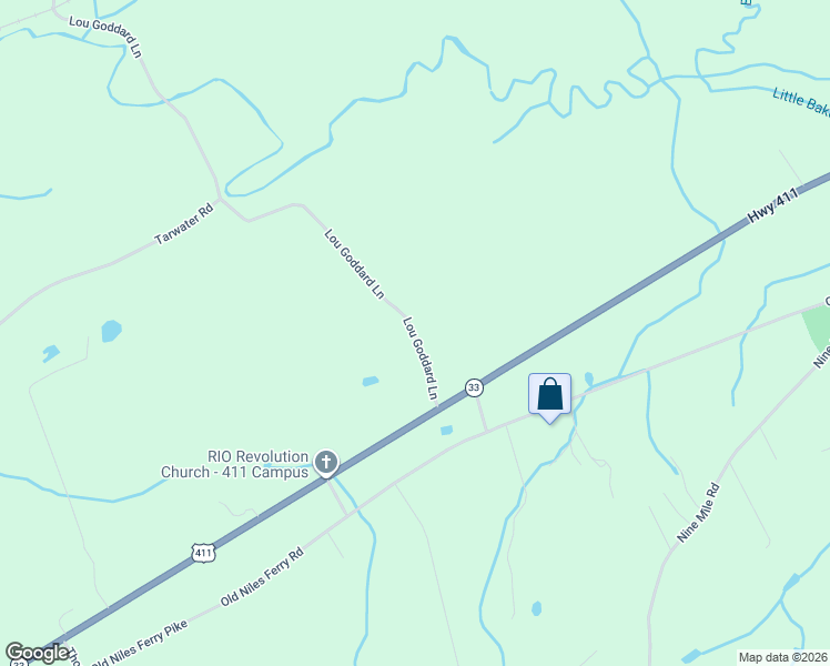 map of restaurants, bars, coffee shops, grocery stores, and more near 137 Lou Goddard Ln in Greenback
