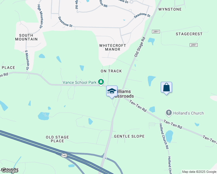 map of restaurants, bars, coffee shops, grocery stores, and more near 9221 On Track Road in Raleigh