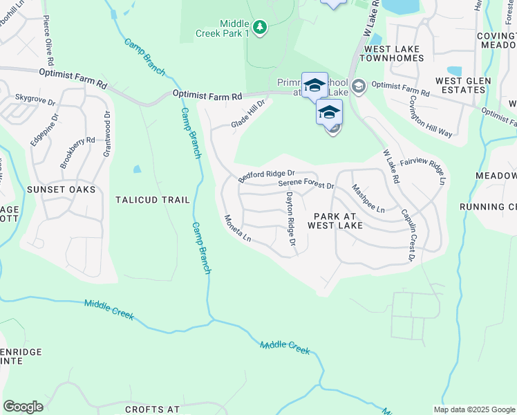 map of restaurants, bars, coffee shops, grocery stores, and more near 5240 Greymoss Lane in Apex