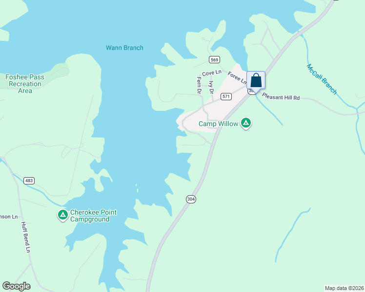 map of restaurants, bars, coffee shops, grocery stores, and more near 199 Honeysuckle Ln in Ten Mile