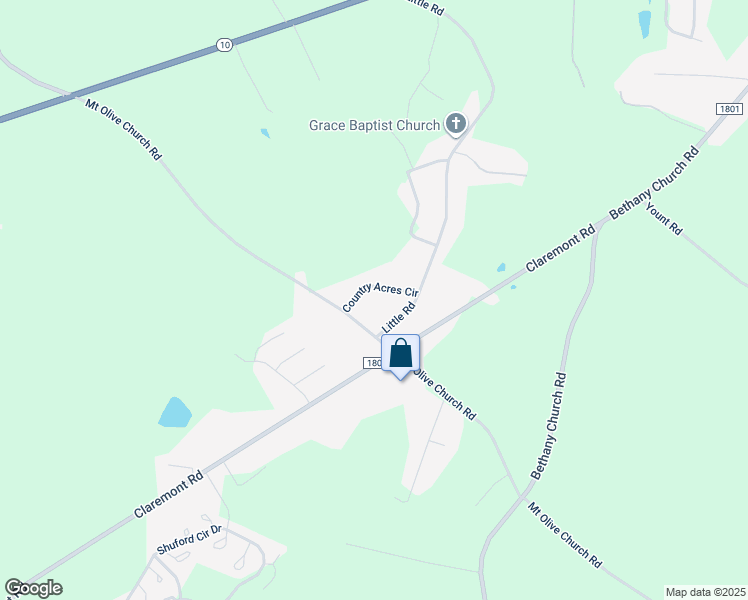 map of restaurants, bars, coffee shops, grocery stores, and more near 2447 Country Acres Circle in Newton