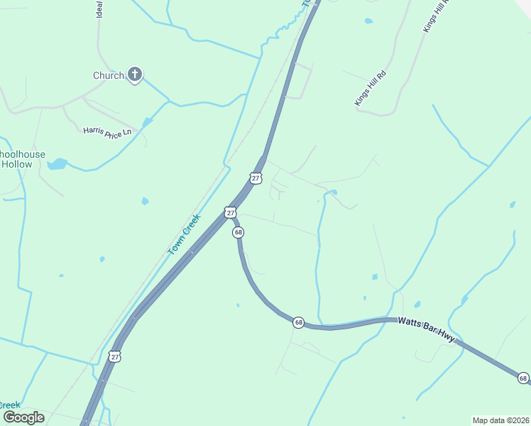 map of restaurants, bars, coffee shops, grocery stores, and more near 195 Wedgewood Lane in Spring City