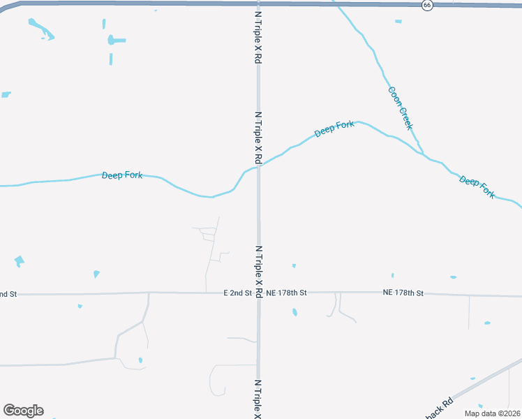 map of restaurants, bars, coffee shops, grocery stores, and more near 18208 North Triple Xxx Road in Luther