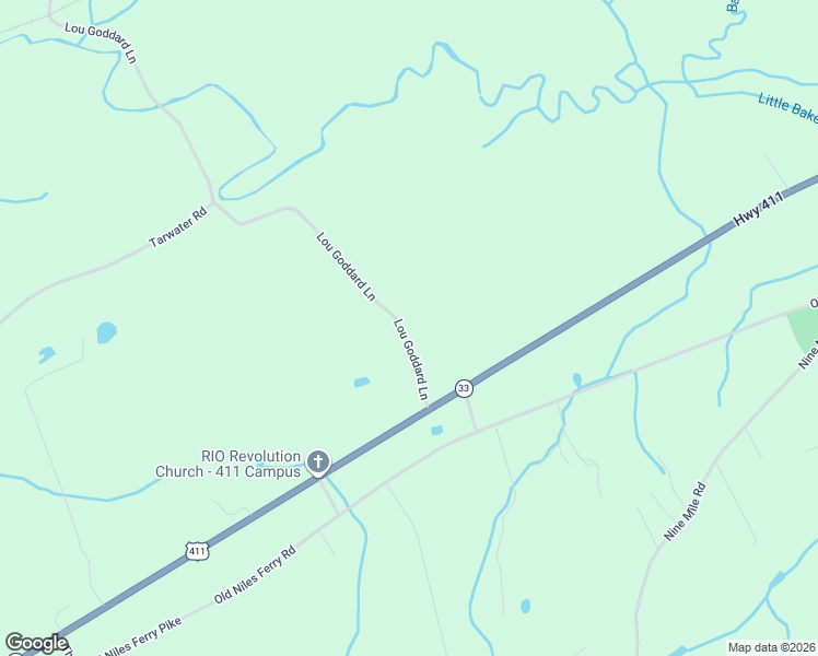 map of restaurants, bars, coffee shops, grocery stores, and more near 137 Lou Goddard Lane in Greenback