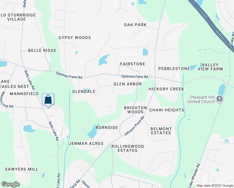 map of restaurants, bars, coffee shops, grocery stores, and more near 2804 Ringgold Drive in Apex