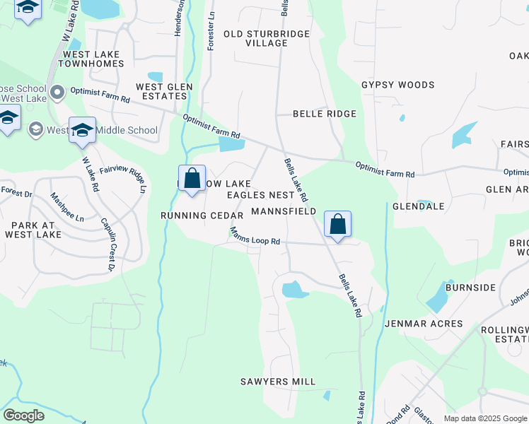 map of restaurants, bars, coffee shops, grocery stores, and more near 4405 Twig Court in Apex
