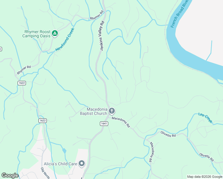 map of restaurants, bars, coffee shops, grocery stores, and more near 6 Old Macedonia Road in Alexander