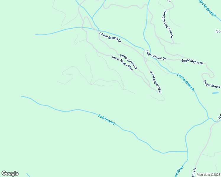 map of restaurants, bars, coffee shops, grocery stores, and more near 5 Oak Ridge TRL in Black Mountain