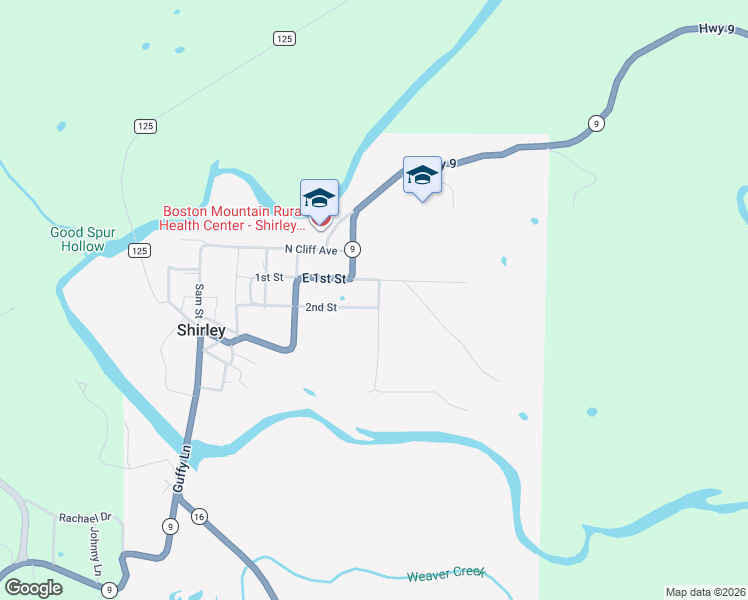 map of restaurants, bars, coffee shops, grocery stores, and more near 249 4th Street in Shirley