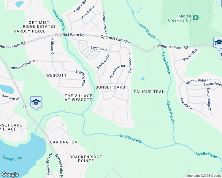 map of restaurants, bars, coffee shops, grocery stores, and more near 112 Arvida Crescent in Holly Springs