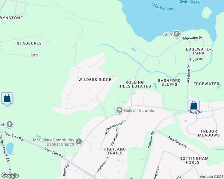 map of restaurants, bars, coffee shops, grocery stores, and more near 1013 Minnie Drive in Raleigh