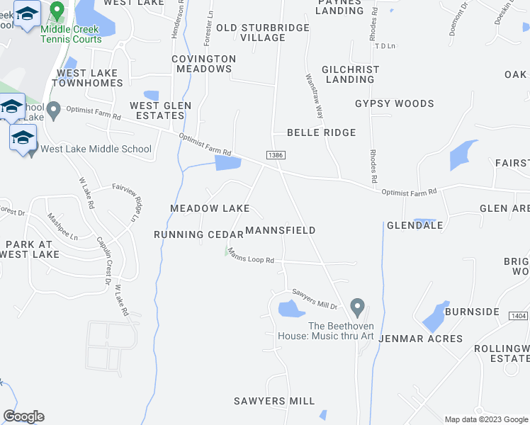 map of restaurants, bars, coffee shops, grocery stores, and more near 4412 Twig Court in Apex