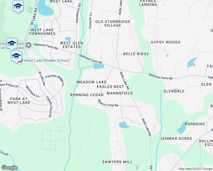 map of restaurants, bars, coffee shops, grocery stores, and more near 8537 Manns Loop Road in Apex