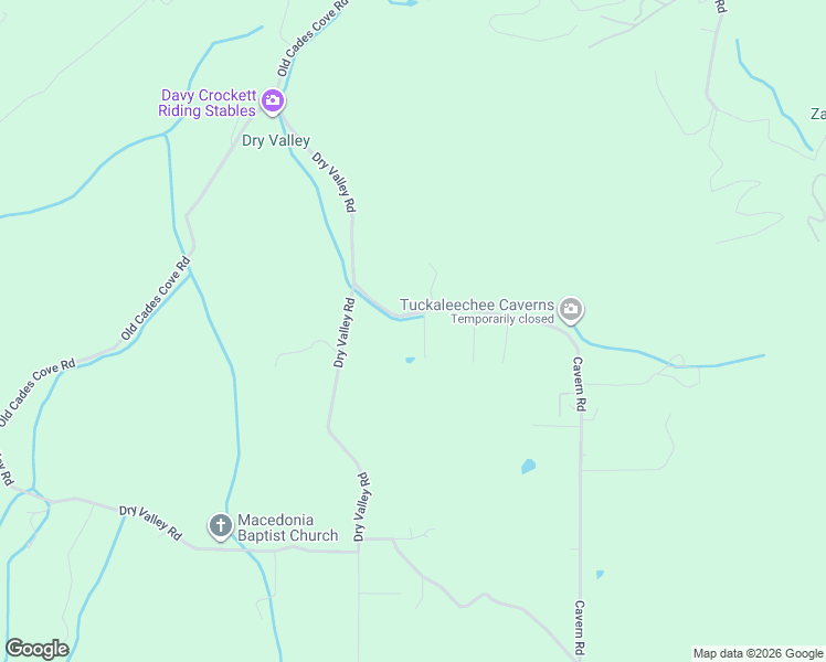 map of restaurants, bars, coffee shops, grocery stores, and more near 730 Cavern Road in Townsend