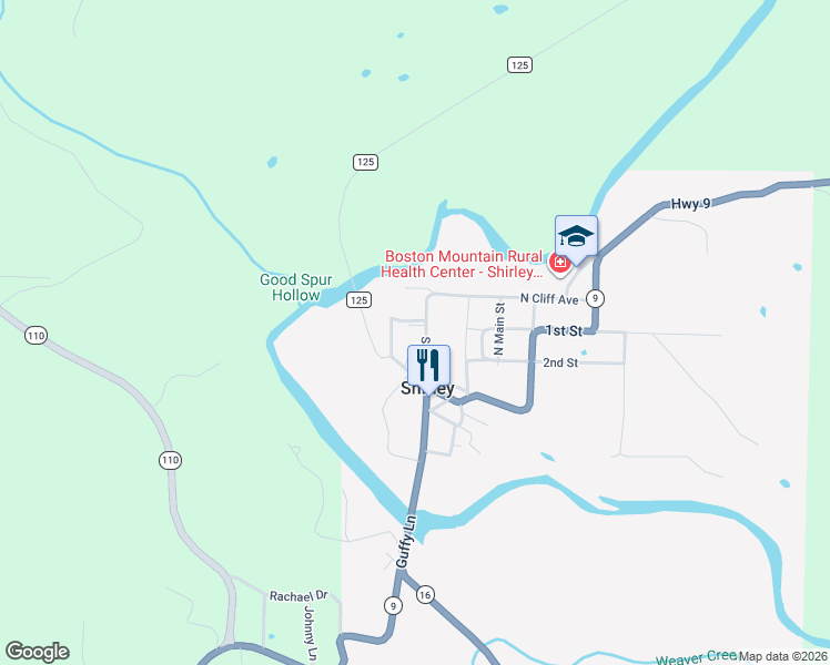 map of restaurants, bars, coffee shops, grocery stores, and more near 252 Sam Street in Shirley