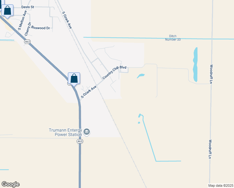 map of restaurants, bars, coffee shops, grocery stores, and more near 8 Eagle Crest in Trumann