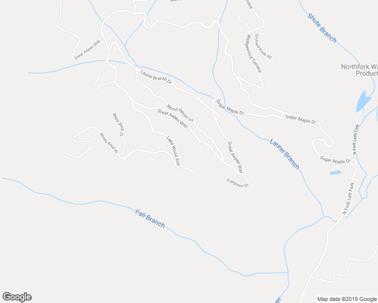map of restaurants, bars, coffee shops, grocery stores, and more near 4 Knotty Pine Way in Black Mountain
