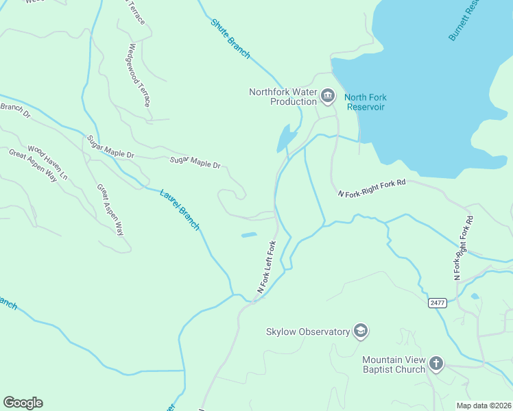 map of restaurants, bars, coffee shops, grocery stores, and more near 11 Sugar Maple Drive in Black Mountain