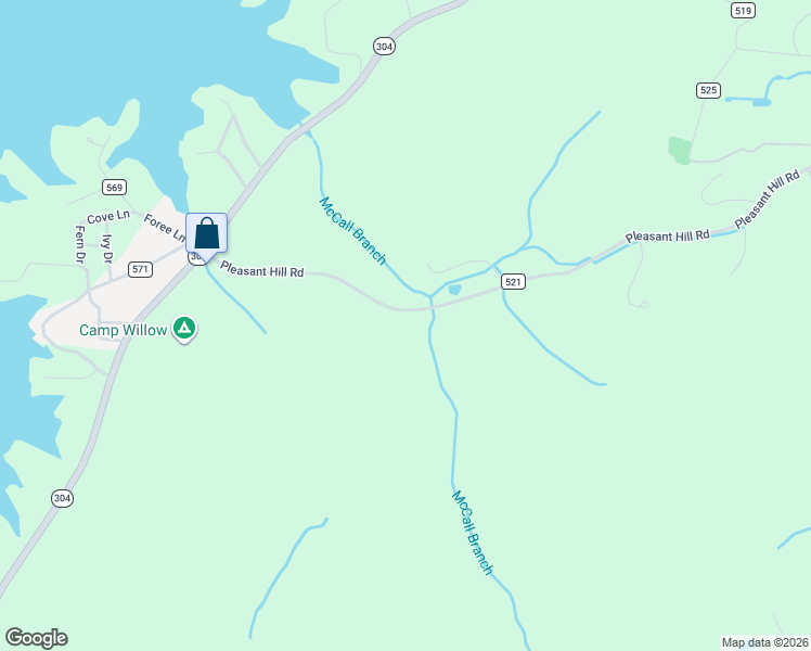 map of restaurants, bars, coffee shops, grocery stores, and more near 582 Pleasant Hill Road in Ten Mile