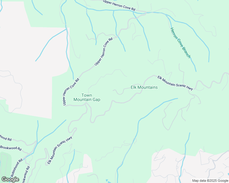 map of restaurants, bars, coffee shops, grocery stores, and more near 550 Elk Mountain Scenic Highway in Asheville