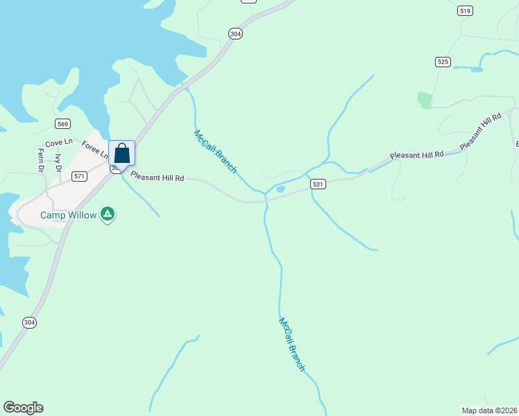 map of restaurants, bars, coffee shops, grocery stores, and more near 664 Pleasant Hill Road in Ten Mile