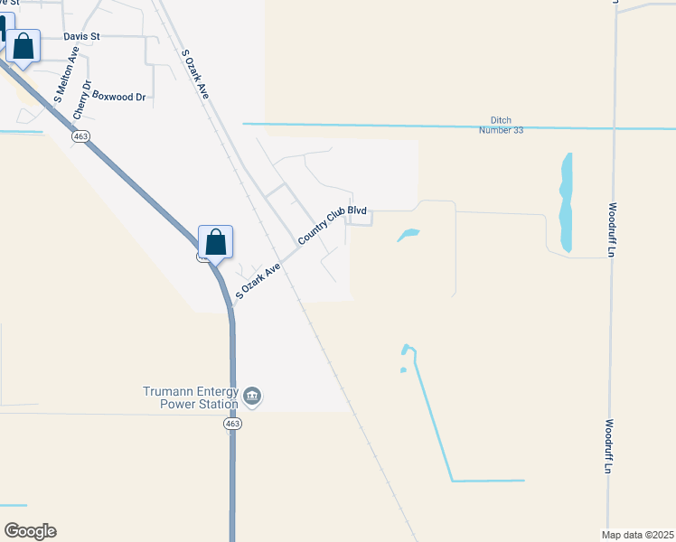 map of restaurants, bars, coffee shops, grocery stores, and more near 8 Eagle Crest in Trumann