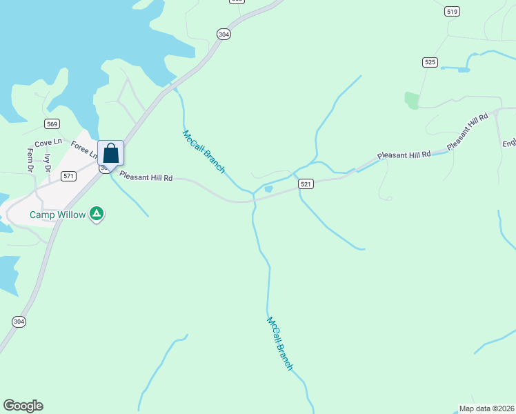 map of restaurants, bars, coffee shops, grocery stores, and more near 664 Pleasant Hill Road in Ten Mile